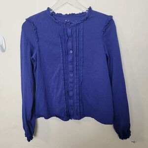 Boden Button-down top Long Sleeves Blue 13-14Y